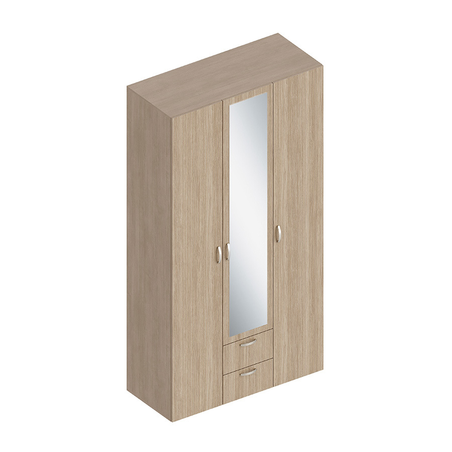 Ева Шкаф 3-х дверный с 2 ящиками